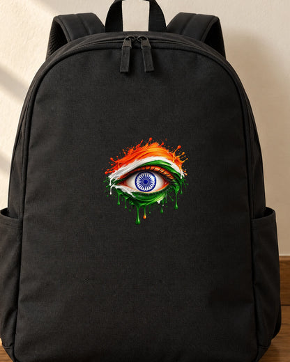 Nazar-e-Hind iron-on patch on clothes