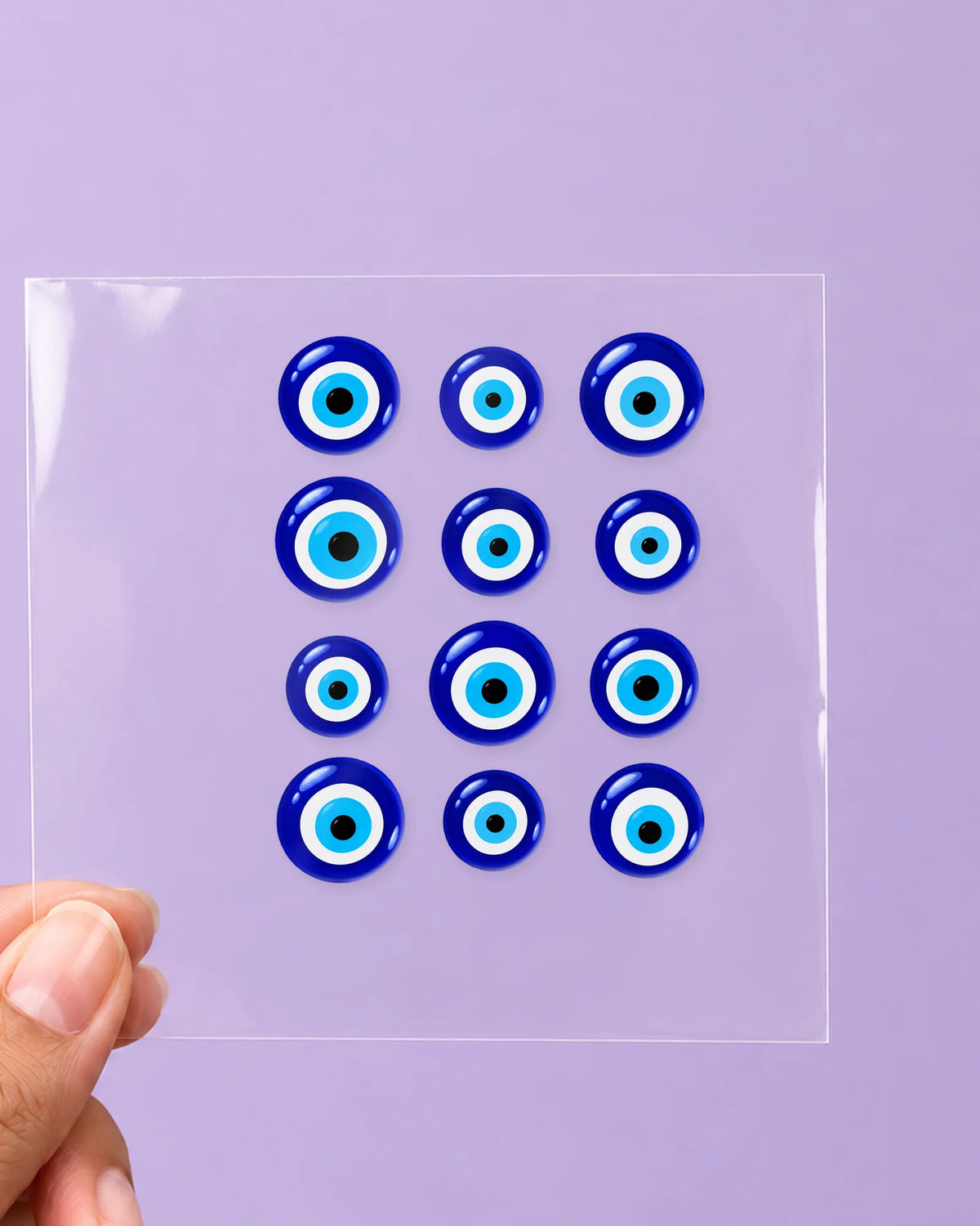 Nazar Pattern: all pieces on clear film