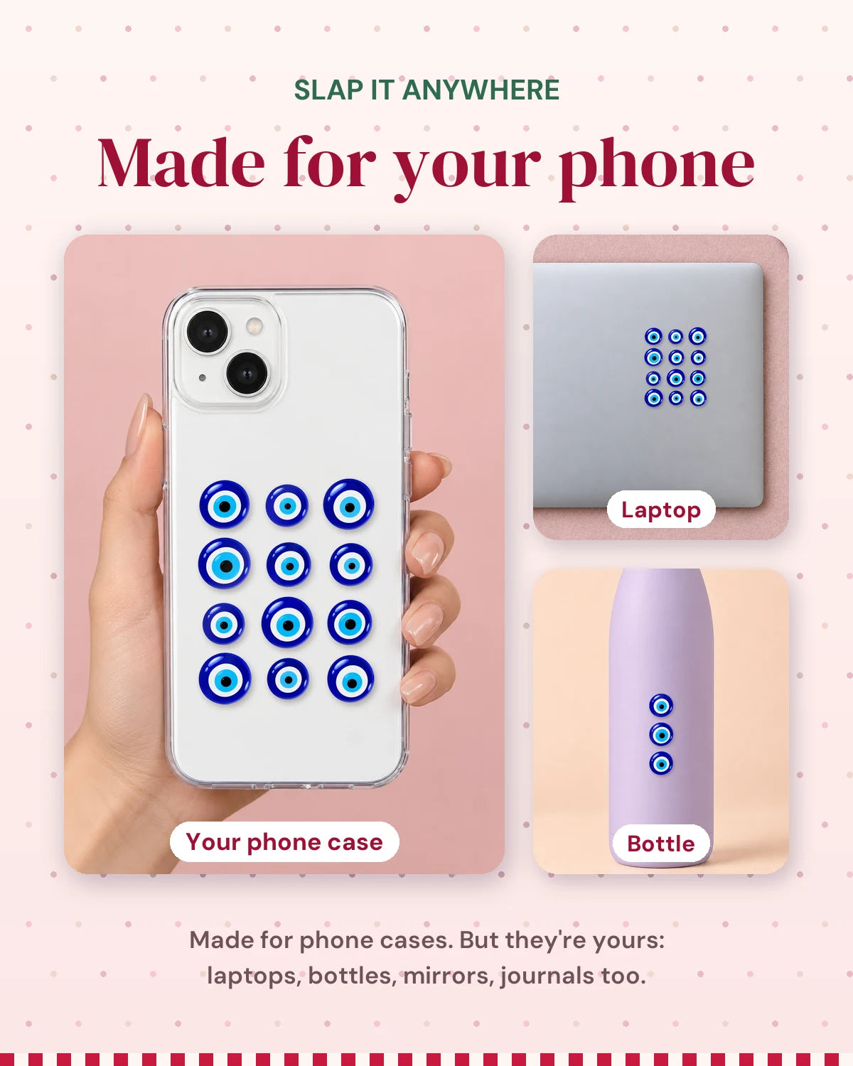 Nazar Pattern: made for your phone, slap it anywhere