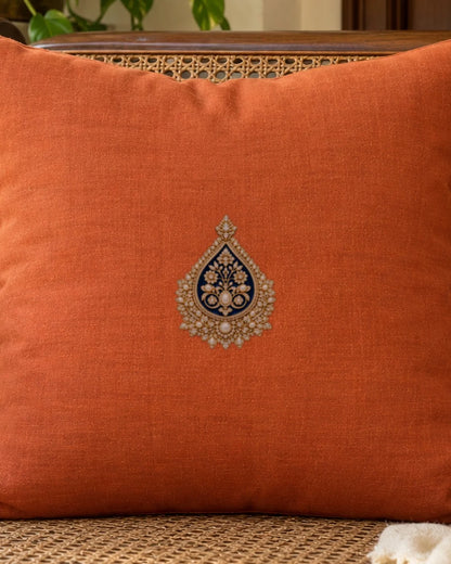 Neelam Buta embroidery-look iron-on patch | Thread Theory