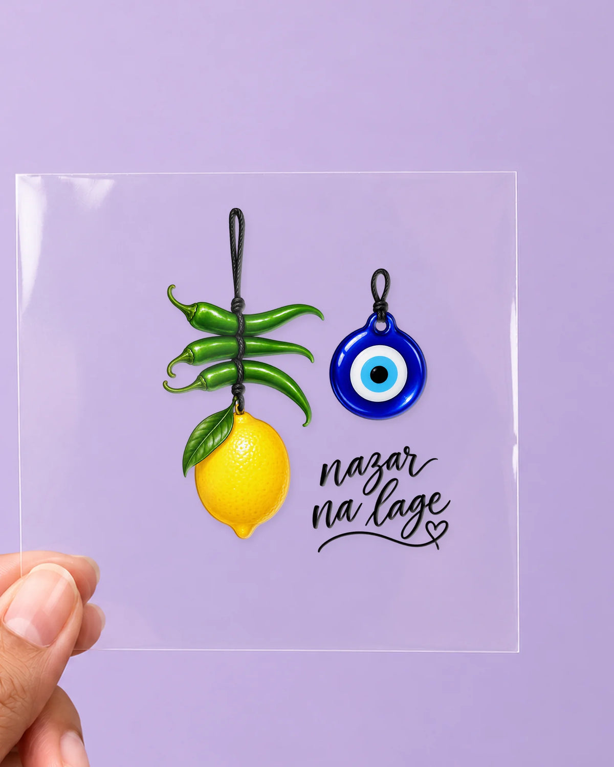Nimbu Mirchi: all pieces on clear film