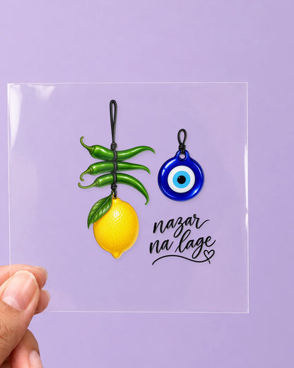 Nimbu Mirchi: all pieces on clear film