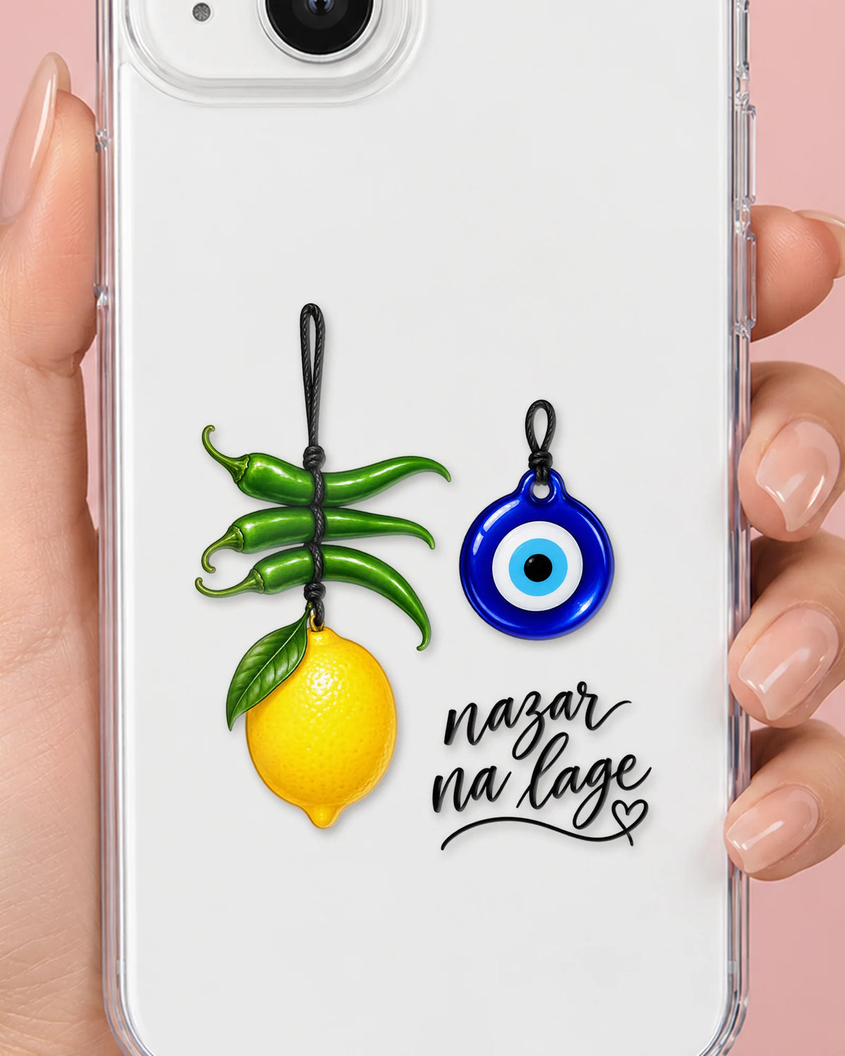 Nimbu Mirchi phone case close-up