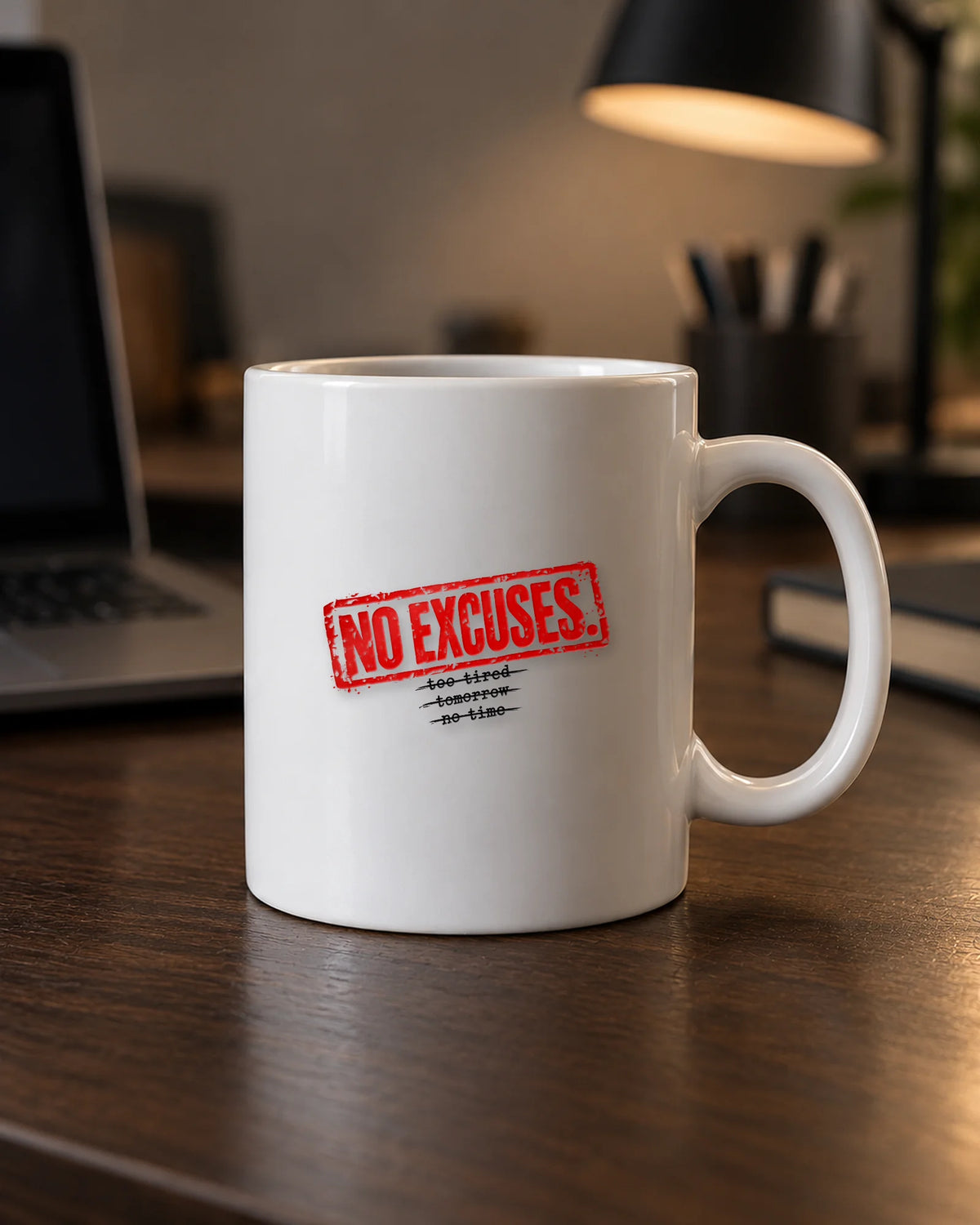 No Excuses hard surface patch mockup