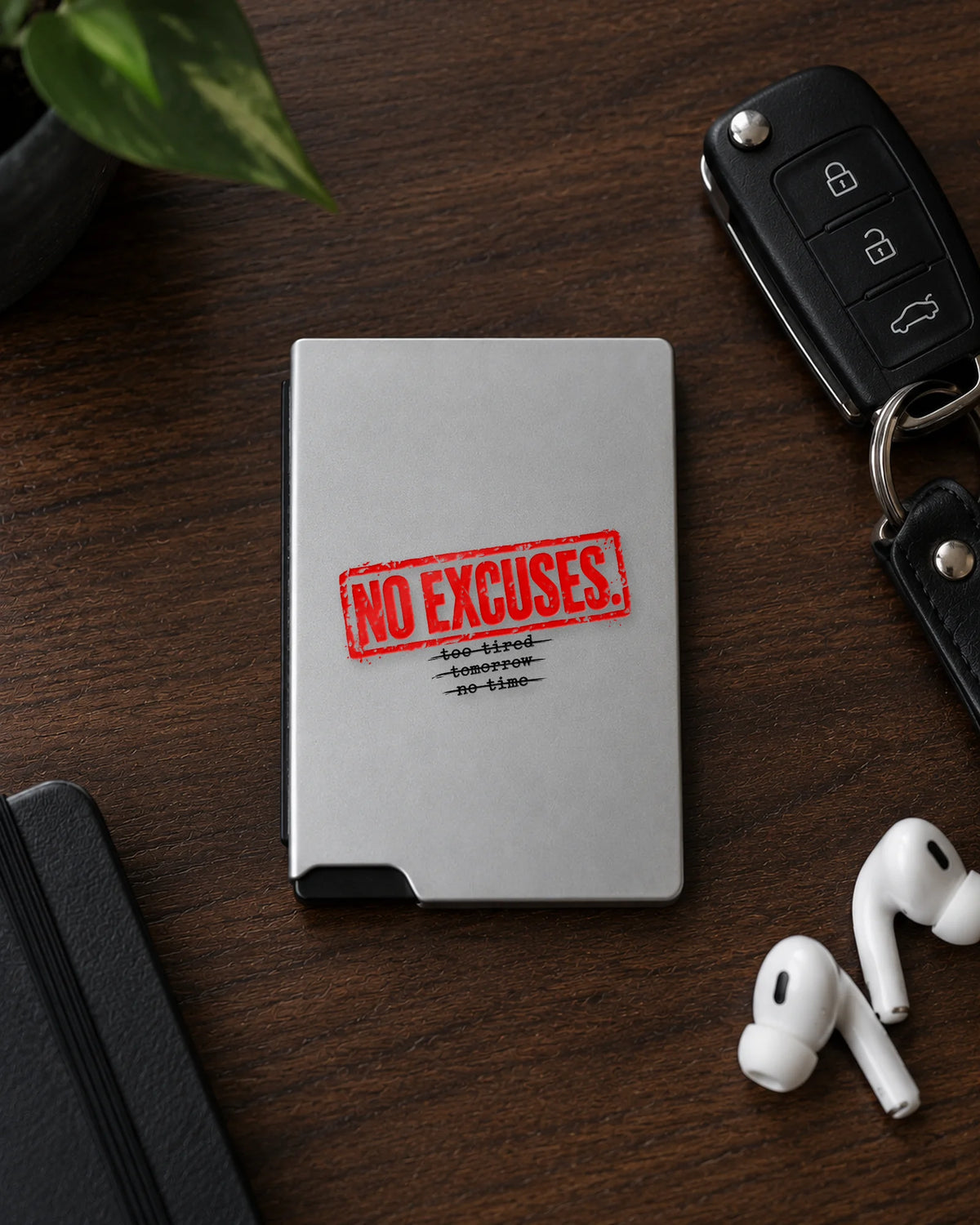 No Excuses hard surface patch mockup