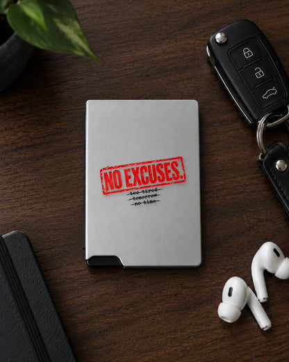 No Excuses hard surface patch mockup