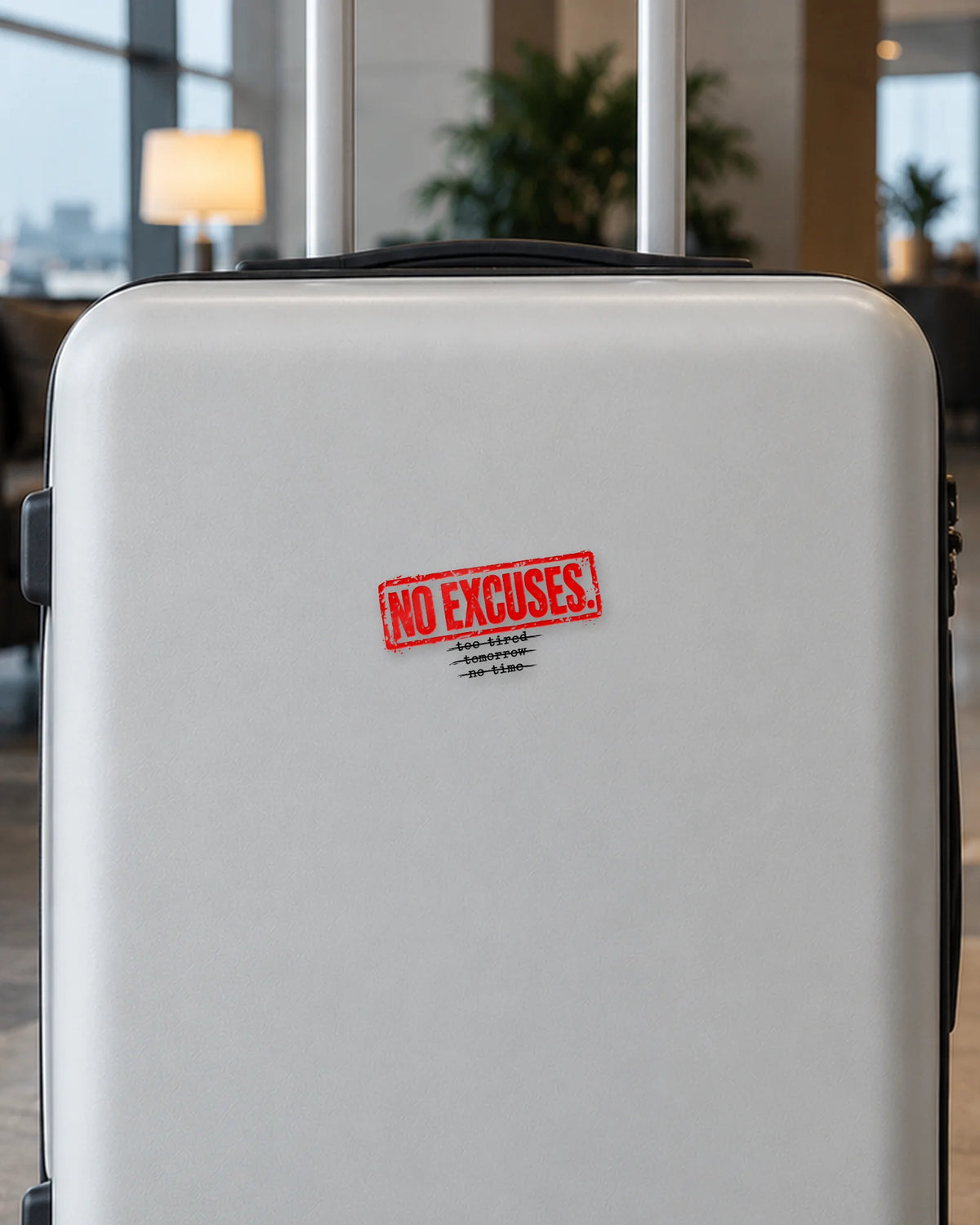 No Excuses hard surface patch mockup