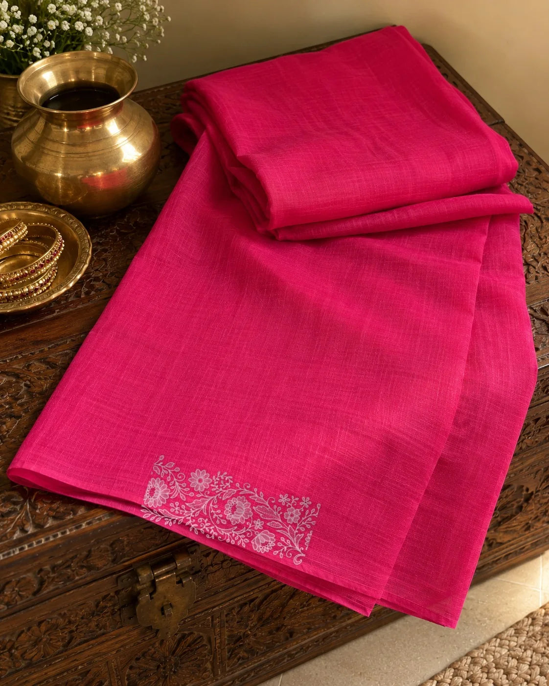 Noor-e-Gul embroidery-look iron-on patch | Thread Theory