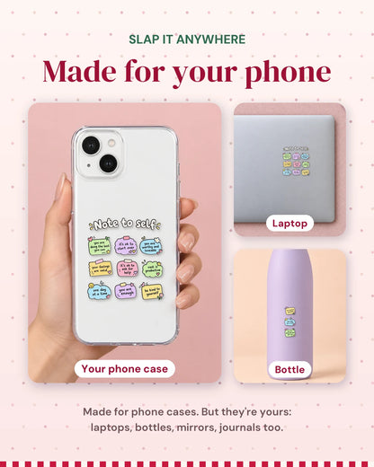 Note To Self: made for your phone, slap it anywhere