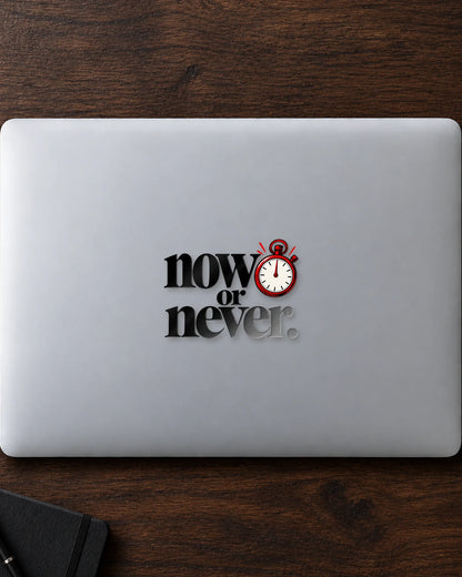 Now Or Never hard surface patch mockup