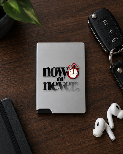 Now Or Never hard surface patch mockup