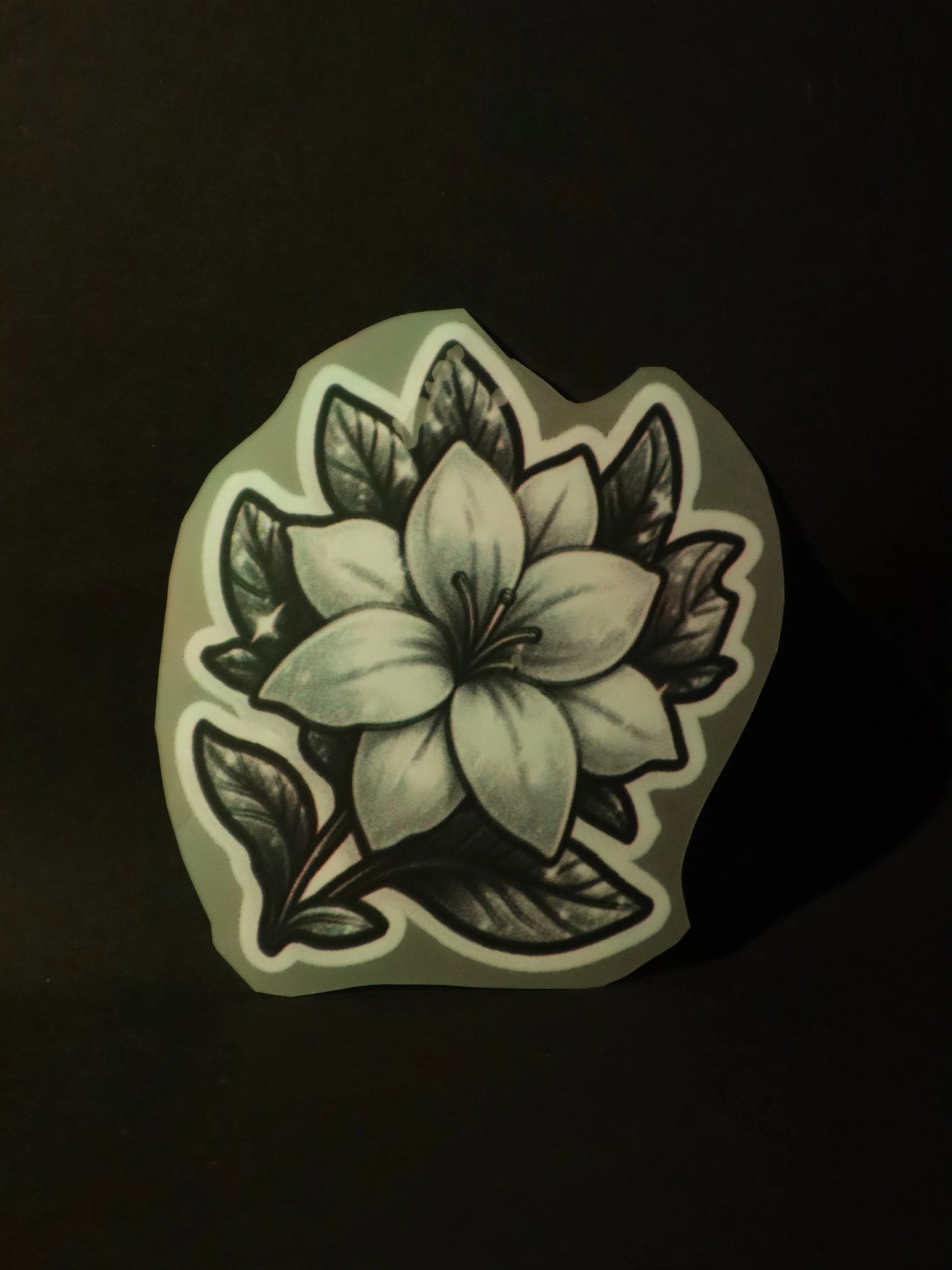 Noir Lily Elegance | Iron on patch | Pinterest Flowers