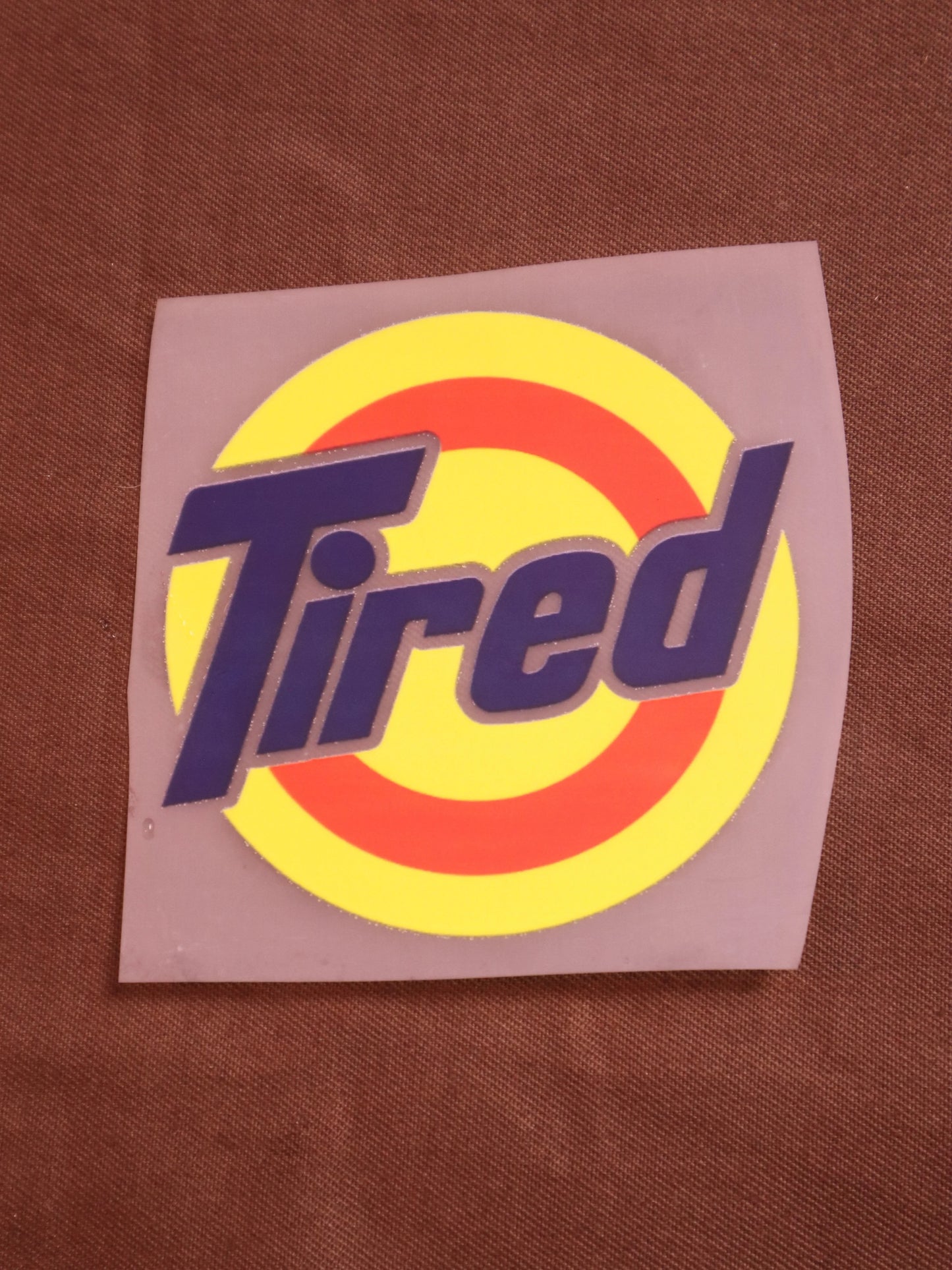 Tired (But Still Functioning) | Iron-on Patch | Moodvertising