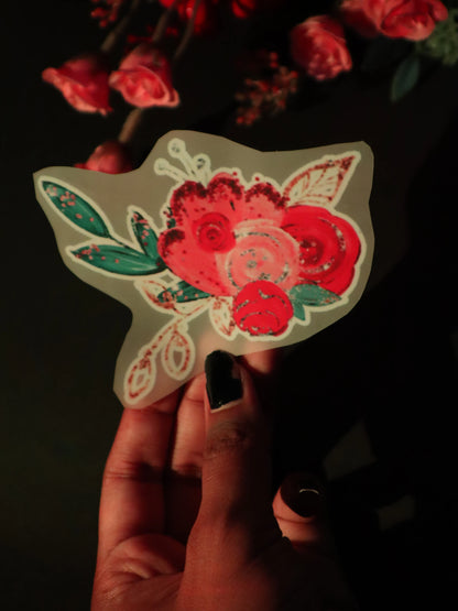 Scarlet Bloom | Iron on patch | Pinterest Flowers