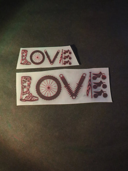 Love for the Ride | Iron-on Patch | Rider's Creed