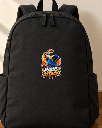 Pace Attack iron-on patch on clothes