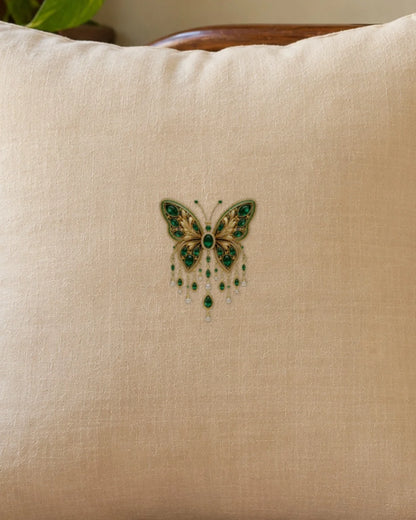 Panna Titli embroidery-look iron-on patch | Thread Theory