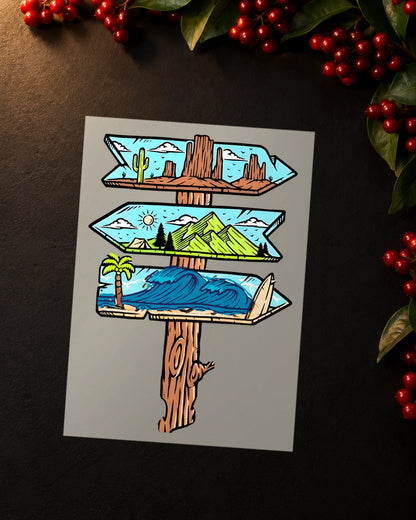 Panorama Post iron-on patch transfer