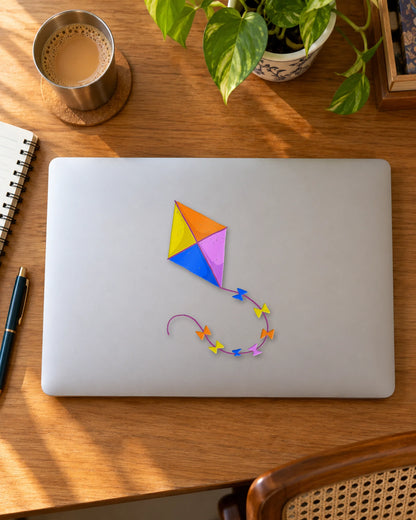 Paper Pilot sticker mockup