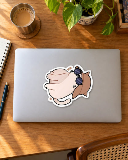 Pawparazzi Ready sticker mockup