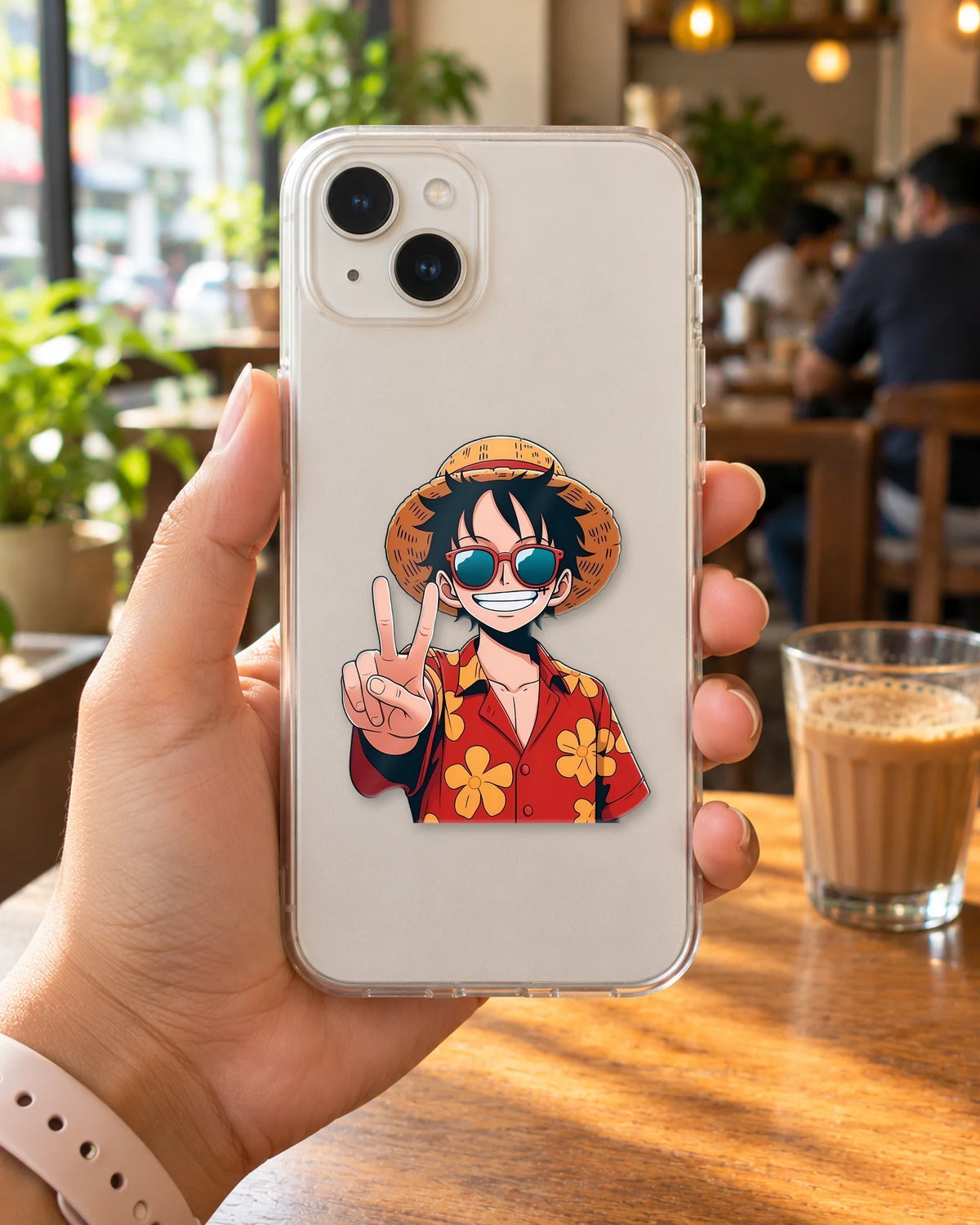 Peace on the High Seas sticker mockup