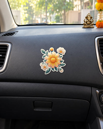 Peachy Bloom sticker mockup