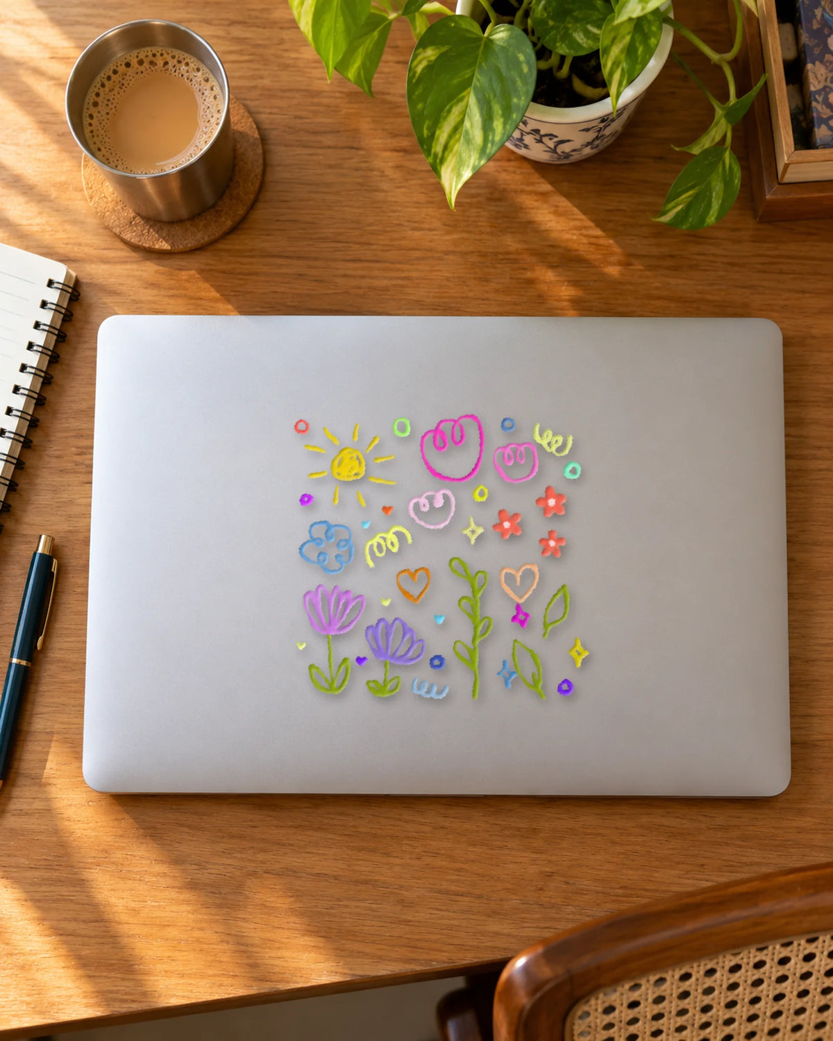 Petal Party hard surface patch mockup