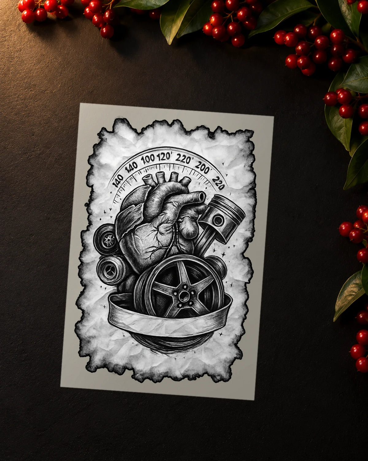 Petrol Soul iron-on patch transfer