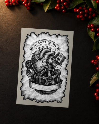 Petrol Soul iron-on patch transfer