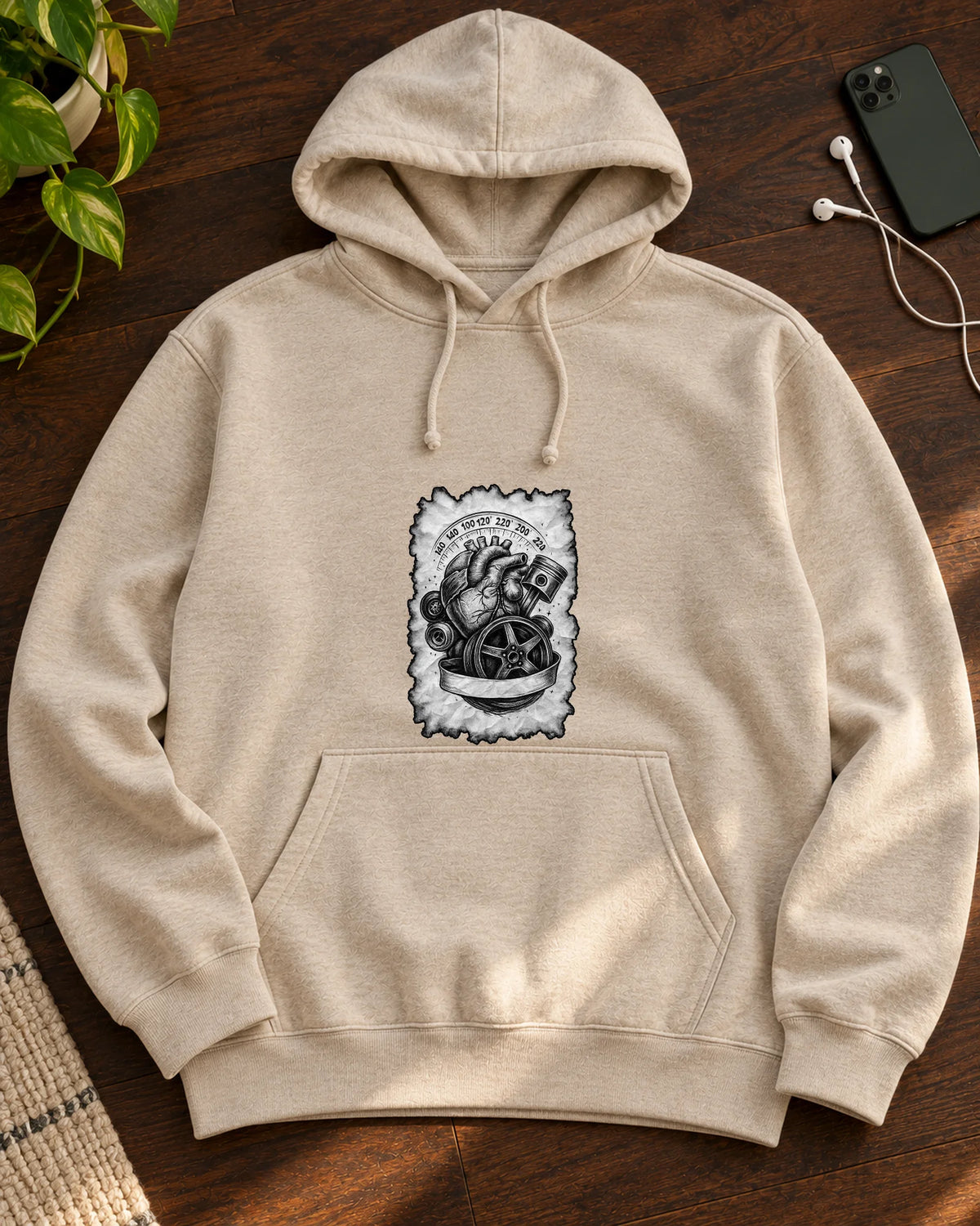 Petrol Soul iron-on patch on clothes