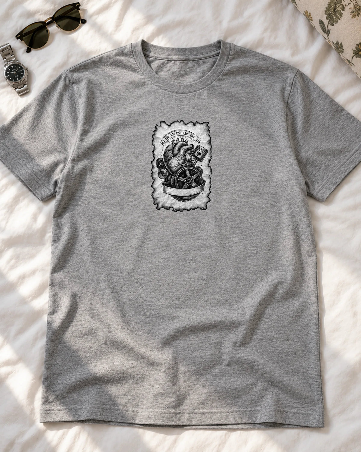 Petrol Soul iron-on patch on clothes