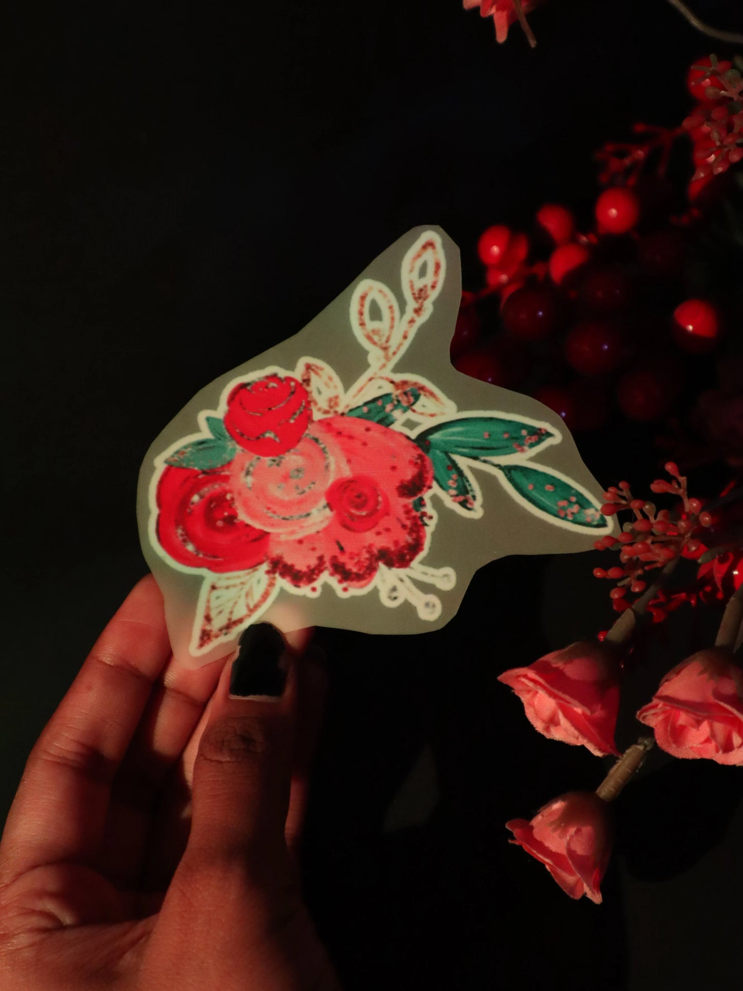 Scarlet Bloom | Iron on patch | Pinterest Flowers