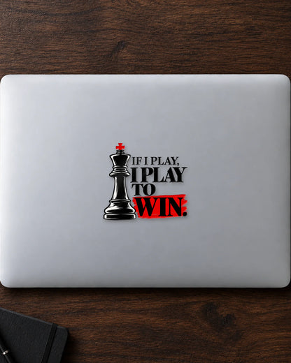 Play To Win hard surface patch mockup