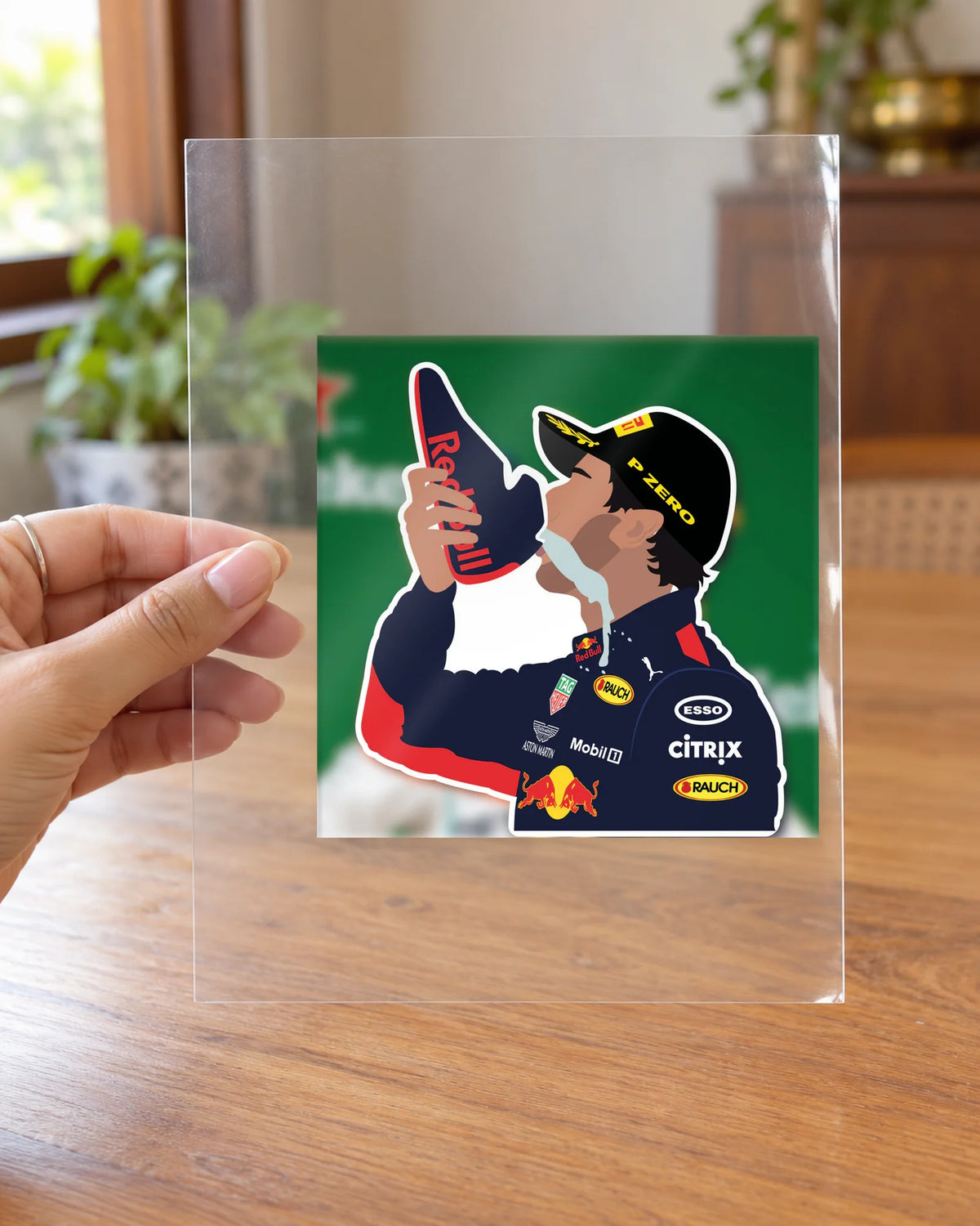 Victory Sip hard surface patch on clear film