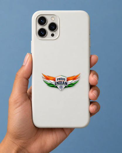 Proud Indian hard surface patch mockup