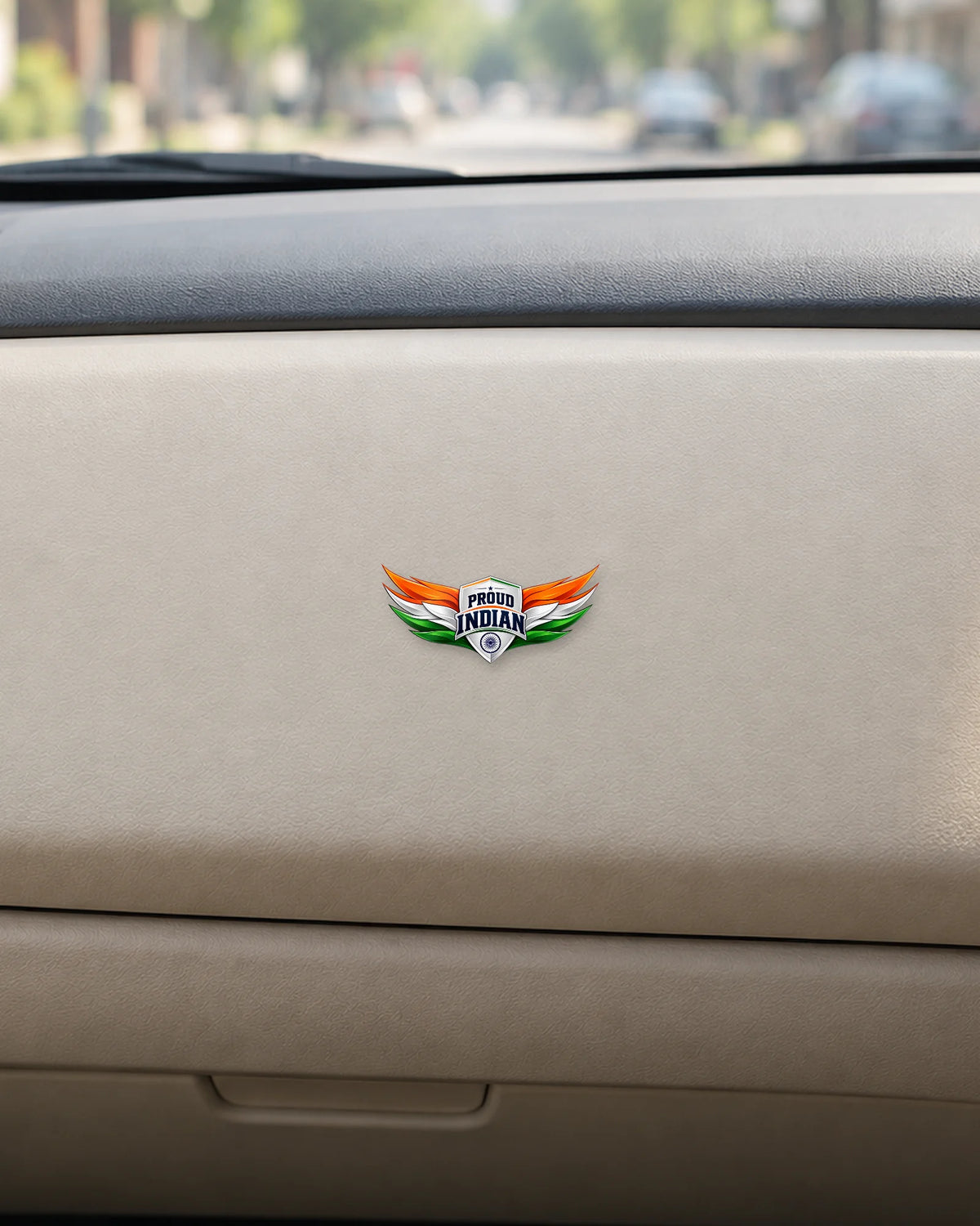 Proud Indian hard surface patch mockup