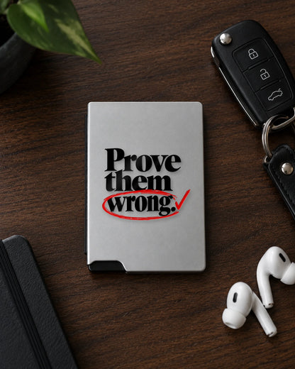 Prove Them Wrong hard surface patch mockup