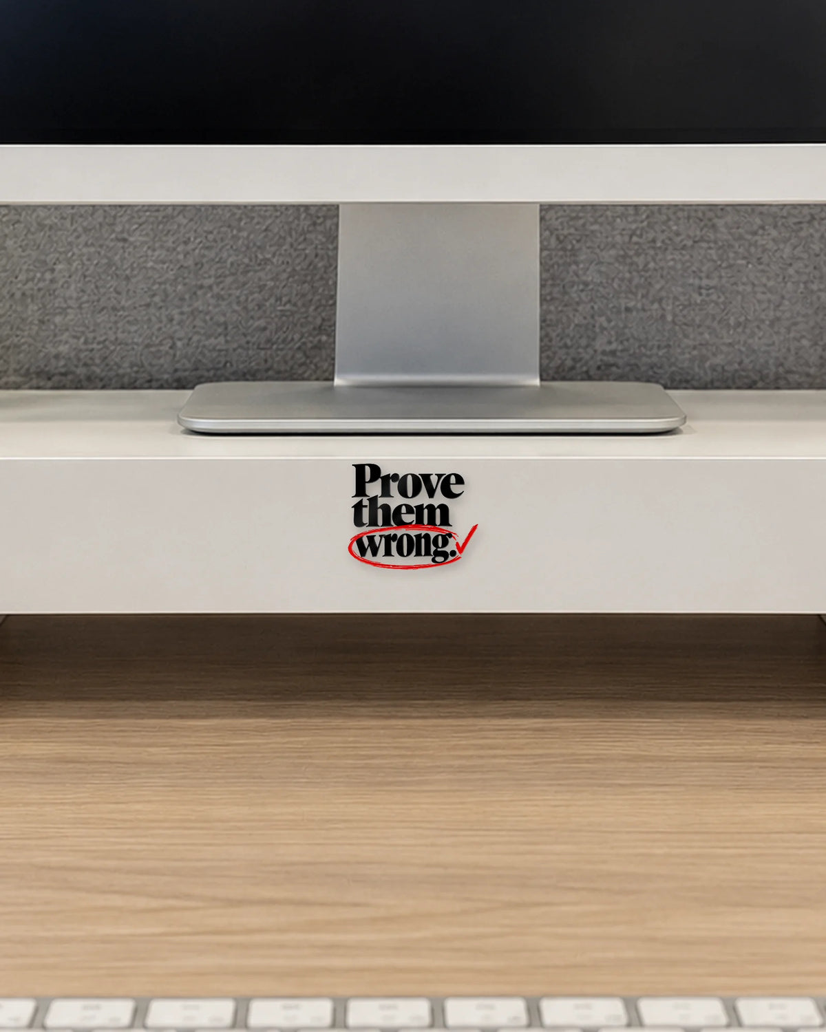 Prove Them Wrong hard surface patch mockup