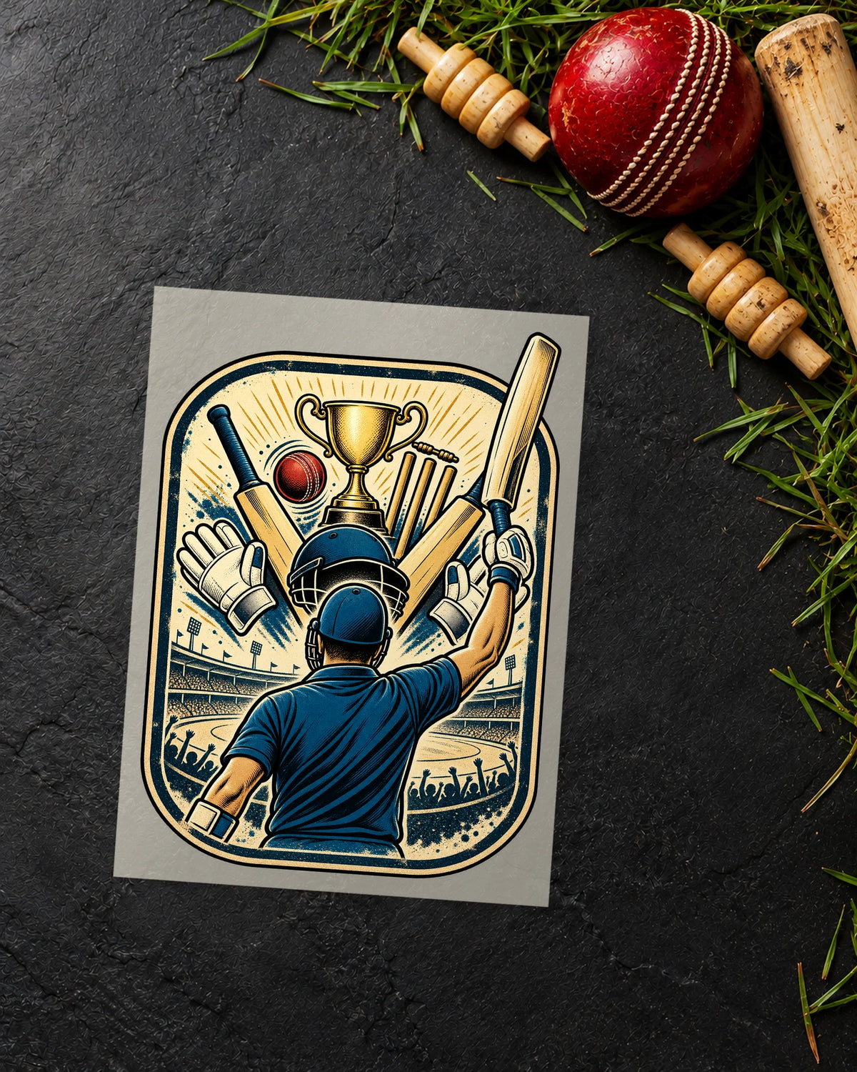 Purana Champion iron-on patch transfer