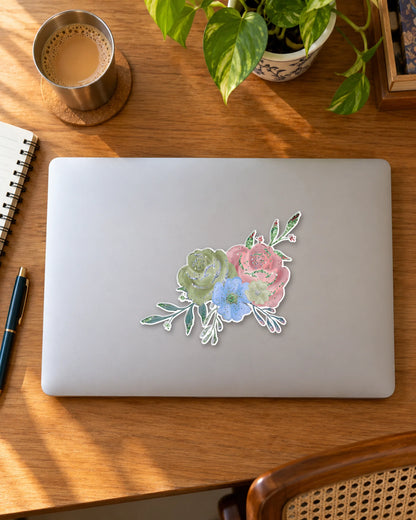 Purple Bloom Mood hard surface patch mockup