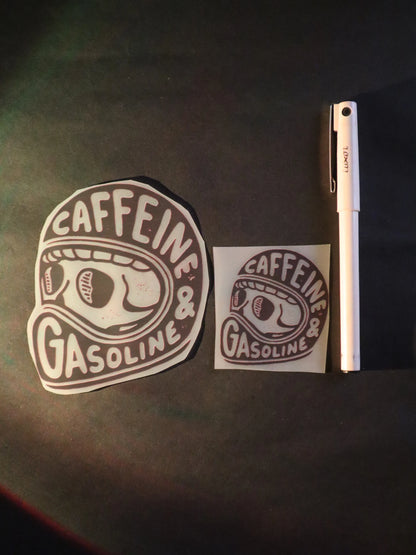 Caffeine & Gasoline | Iron-on Patch | Rider's Creed