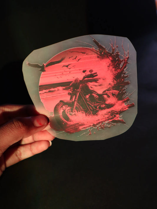 Ride into the Dusk | Iron-on Patch | Rider's Creed