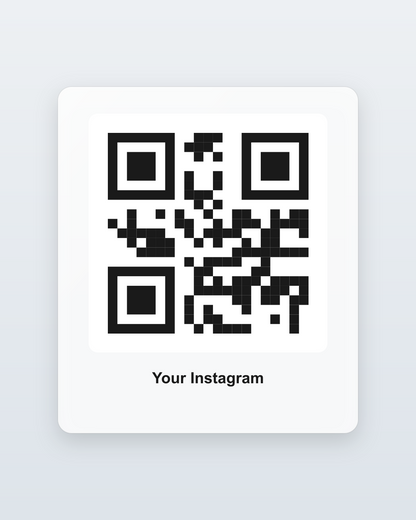 Sample QR code patch - link to your Instagram