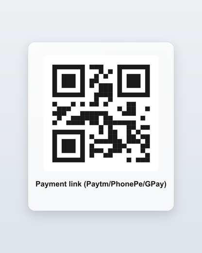 Sample QR code patch - payment link (Paytm/PhonePe/GPay)