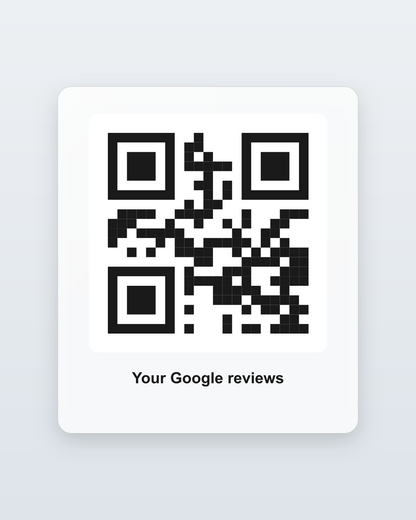 Sample QR code patch - Google reviews link
