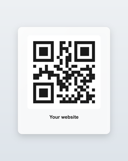 Sample QR code patch - your website