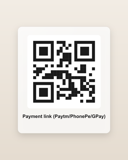 Sample QR code patch - payment link (Paytm/PhonePe/GPay)