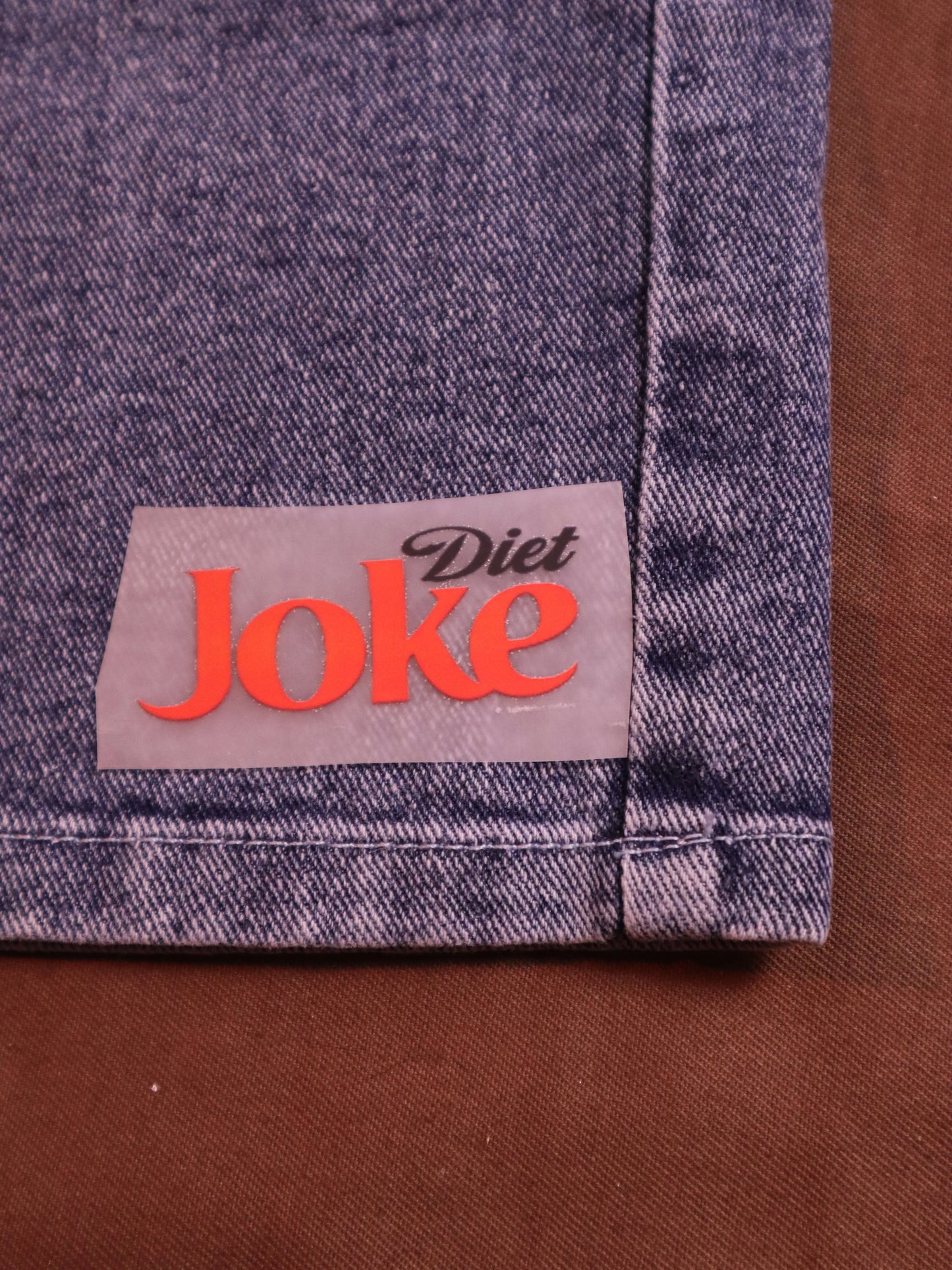 Diet Joke | Iron-on Patch | Moodvertising