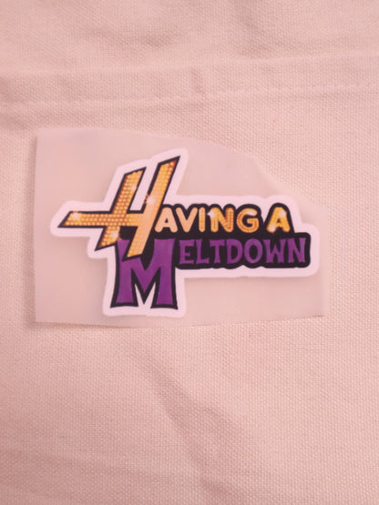 Having a meltdown | Iron-on Patch | Moodvertising