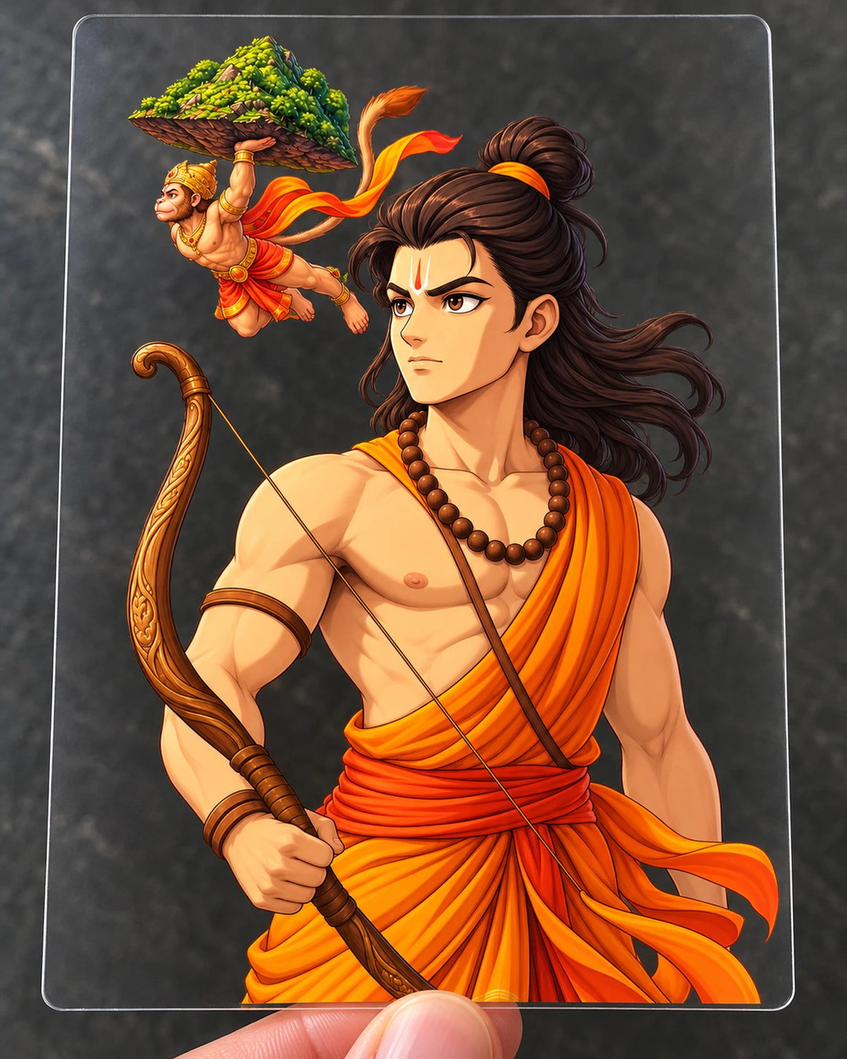 Ram Aur Pawanputra hard surface patch on clear film